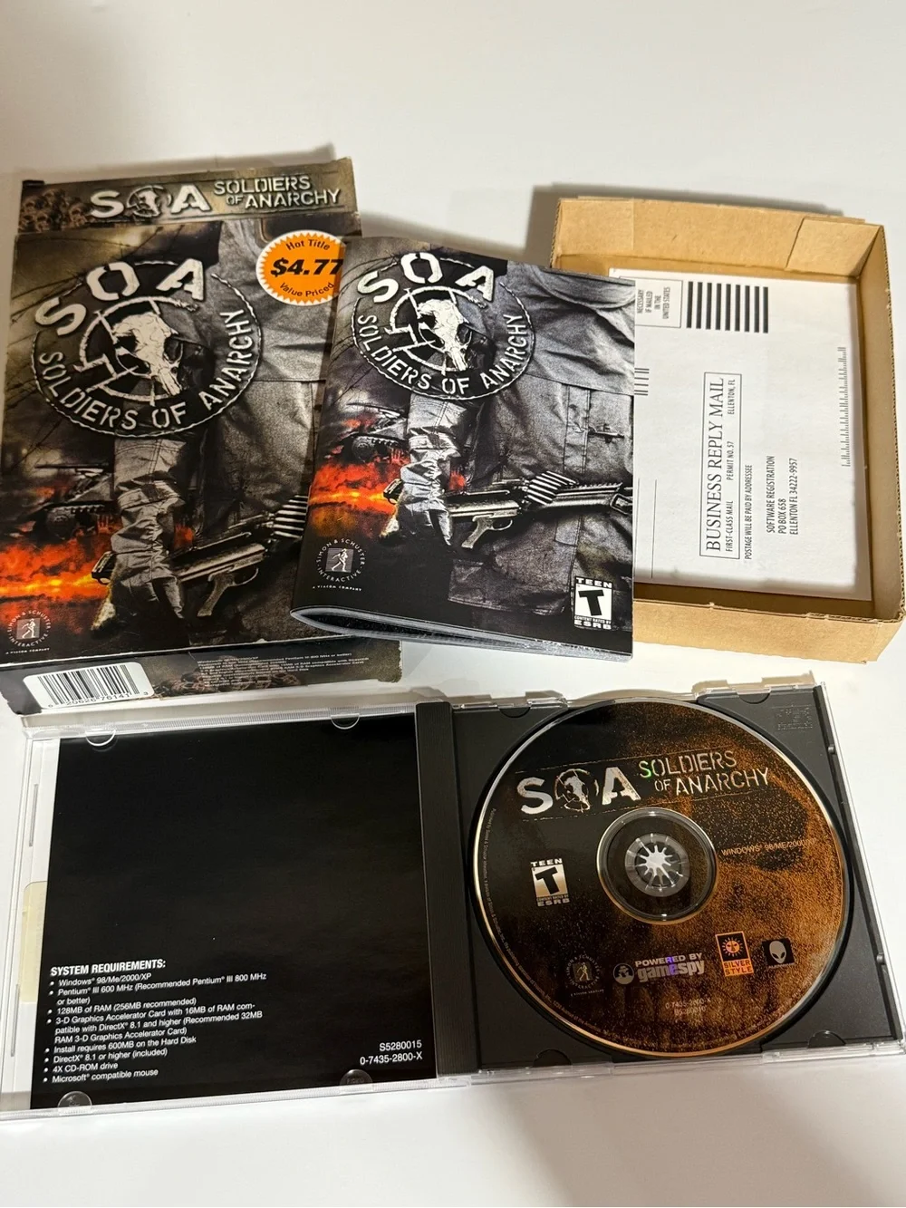 Soldiers of Anarchy PC Game - Black & Gray Edition